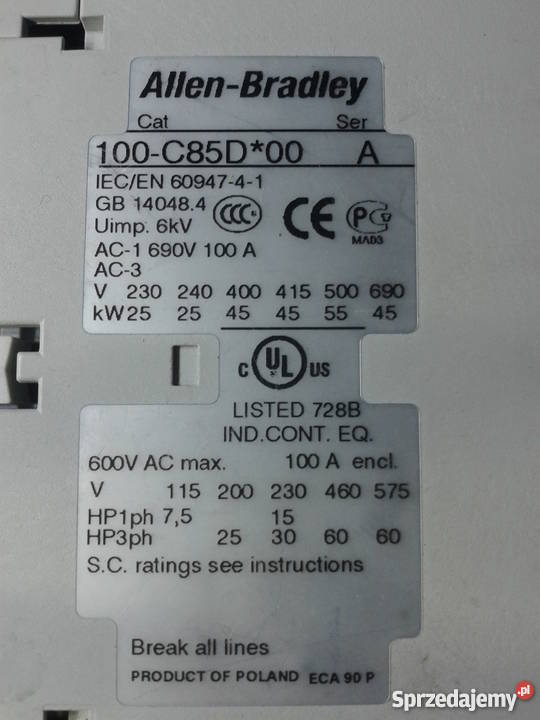 AllenBradley100 C85D 00 Gołębiewo