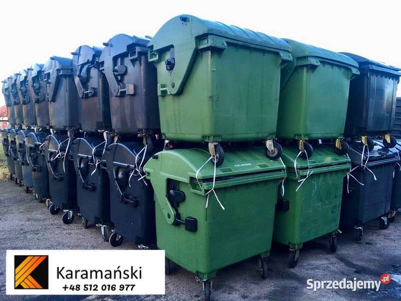 120 L 240 L 1100 L używane pojemniki na odpady Toruń