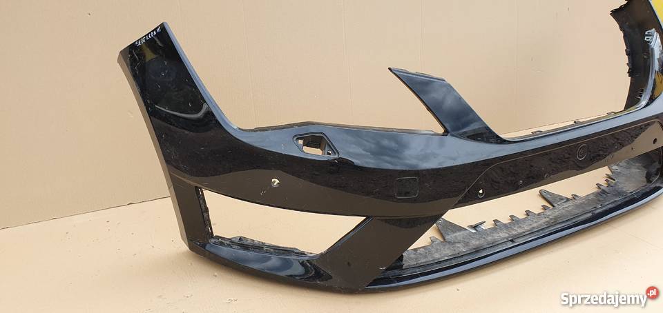 SEAT LEON III 3 ZDERZAK PRZÓD Bieleń