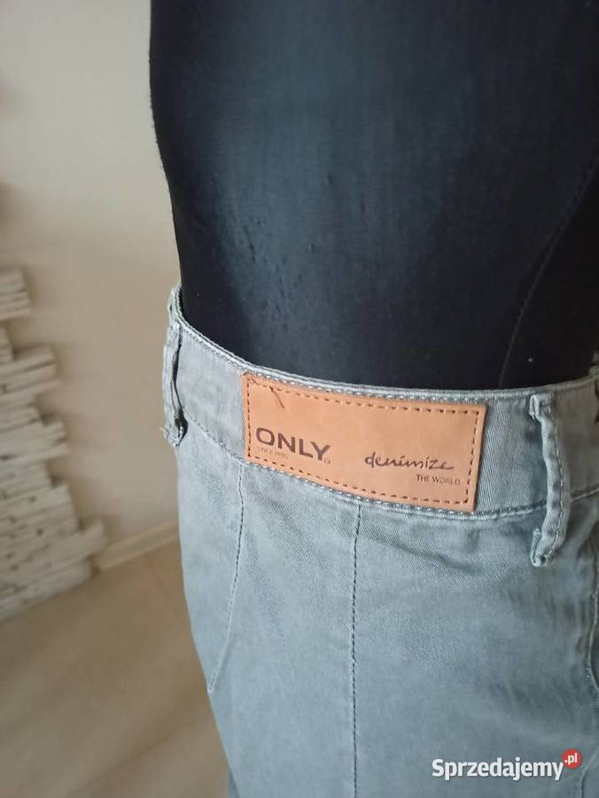 dżinsy w kolorze oliwki Only 36 Bez wzoru Częstochowa