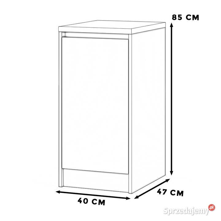 Szafka Kuchenna Stojąca Z Blatem Modułowa Bella 47cm Elbląg