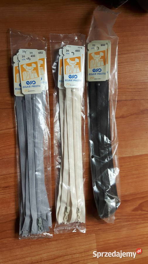 zamki błyskawiczne różne rodzaje i długości lubuskie