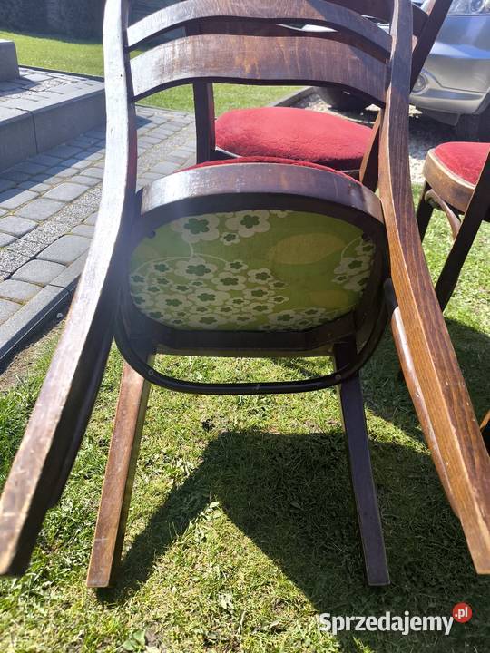 Krzeska z dawnych lat art decko ładnie 5 sztuk