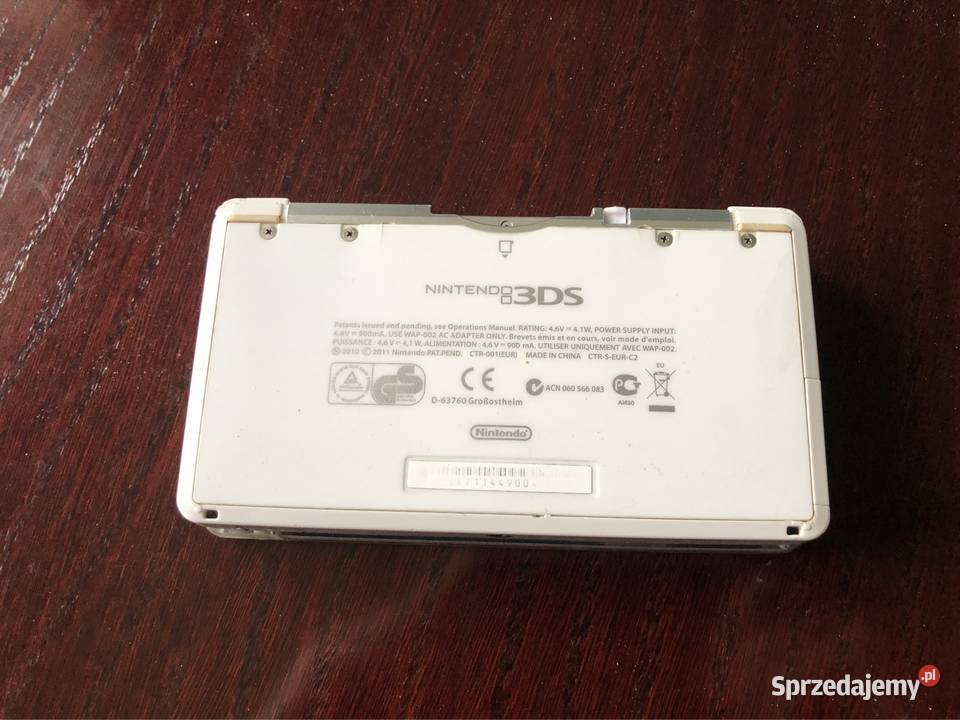 Konsola Nintendo 3DS Ice White akcesoria Turobin