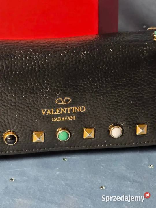 Portfel Valentino Garavani Skórzany 100 Oryginał mazowieckie