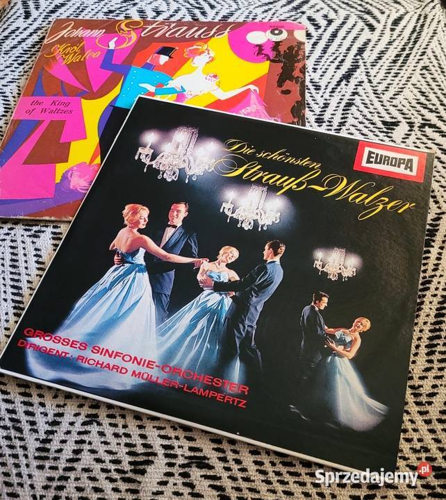 Johann Strauss Walce Król Walca dwie płyty Płyty i kasety Płyty i kasety Chełmno