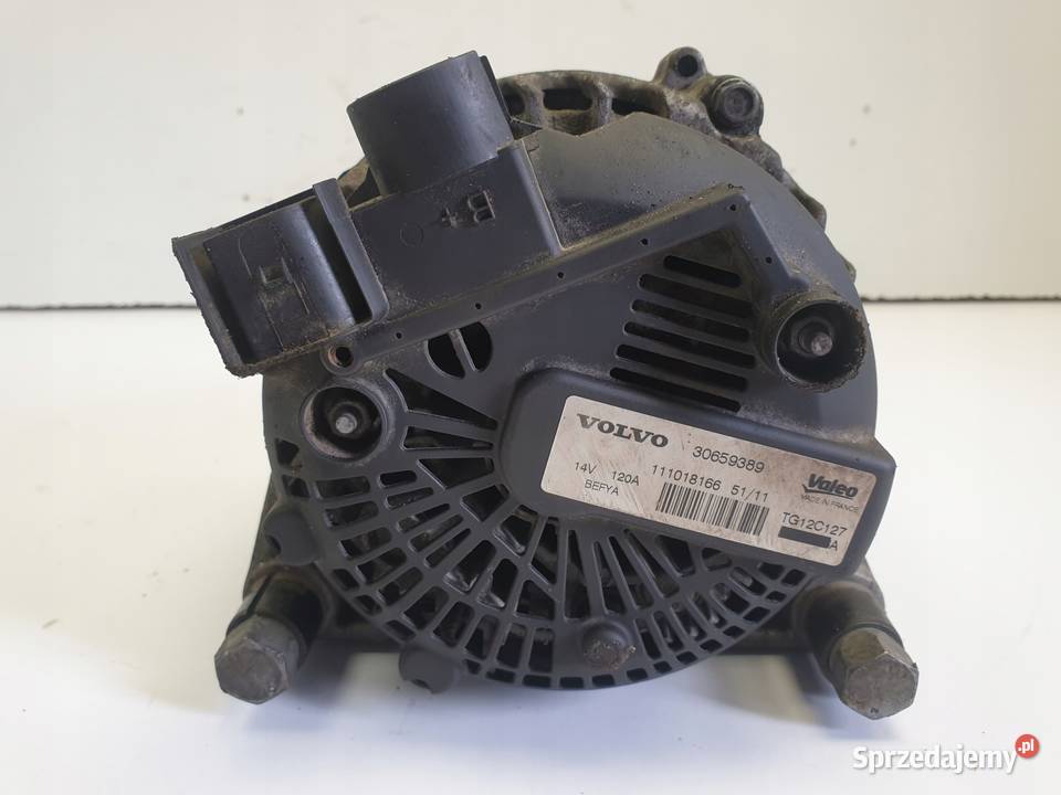 ALTERNATOR Volvo C30 D2 16 D 30659389 oryginał osobowe Chełm