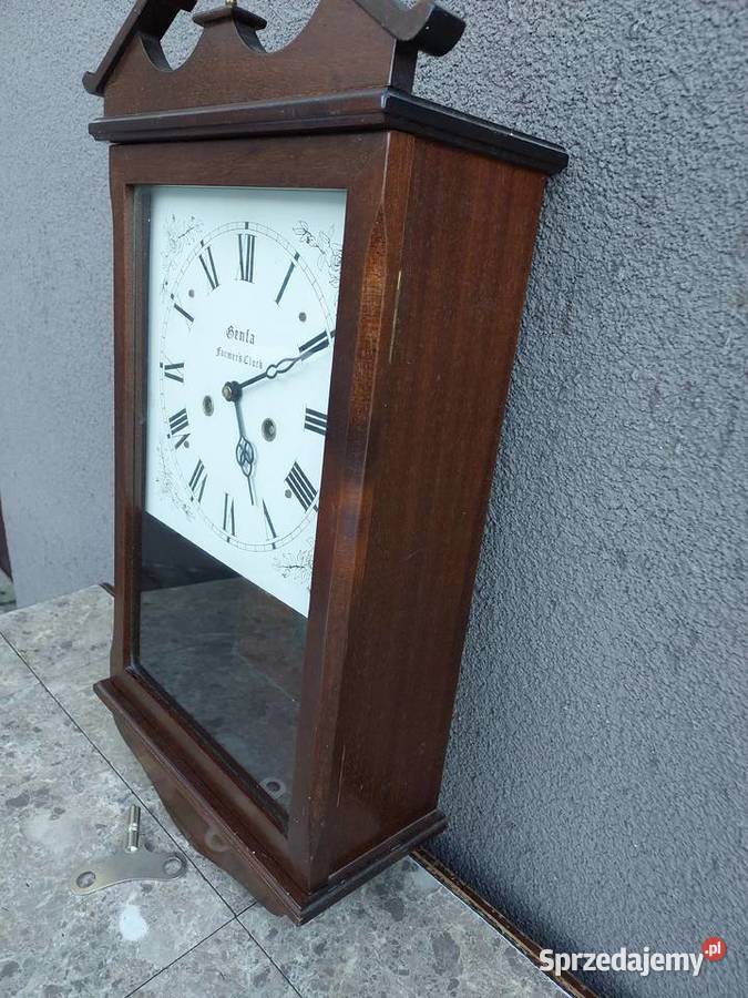 Stary zegar ścienny Junghans Genfa 1949r sprawny Antyki Tczew