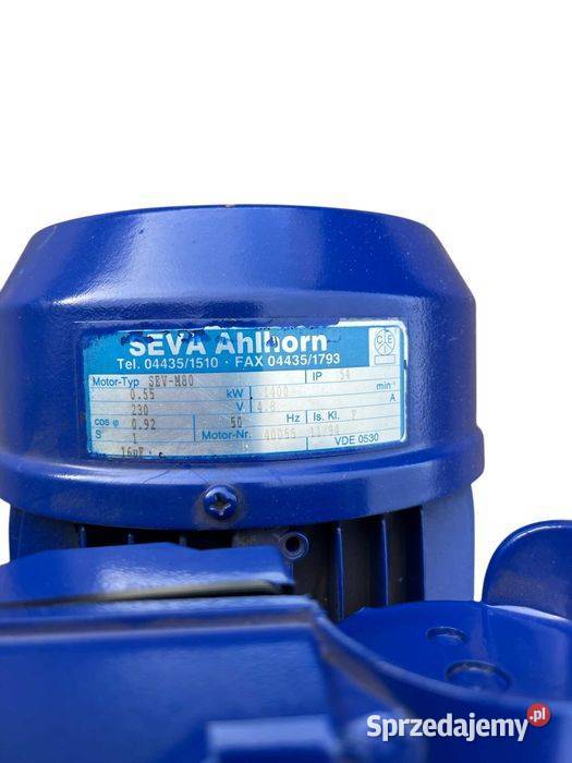 Silnik elektryczny SEVAGermany 055kW 1400 obrmin Tuliszków