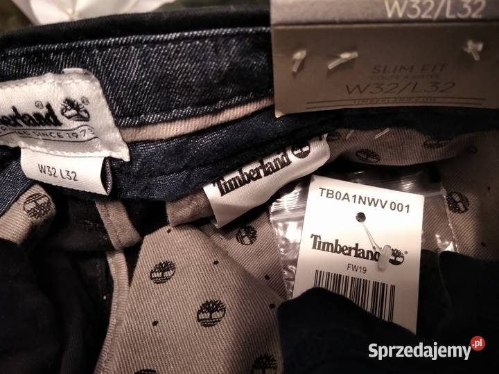 Timberland TB0A1NWV czarne spodnie slim fit W32 kujawsko-pomorskie Lubraniec
