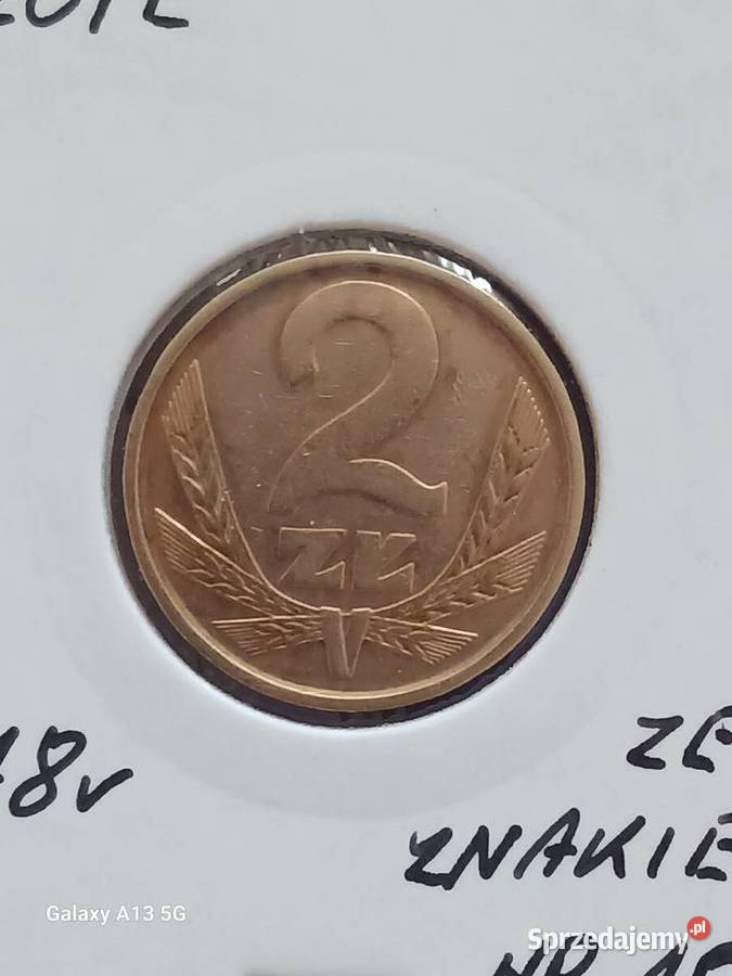 2 złote 1978 r ze znakiem mennicy 10najniższy wielkopolskie Konin sprzedam