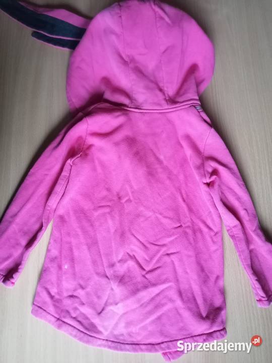 Bluza dresowa z kapturem uszy królikarozmiar 92 Bluzy Odzież