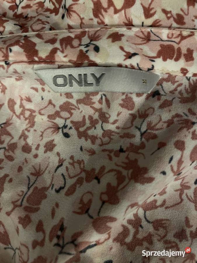 Only sukienka modny wzór kwiaty floral hit 38 brązowy/beżowy Choszczno sprzedam