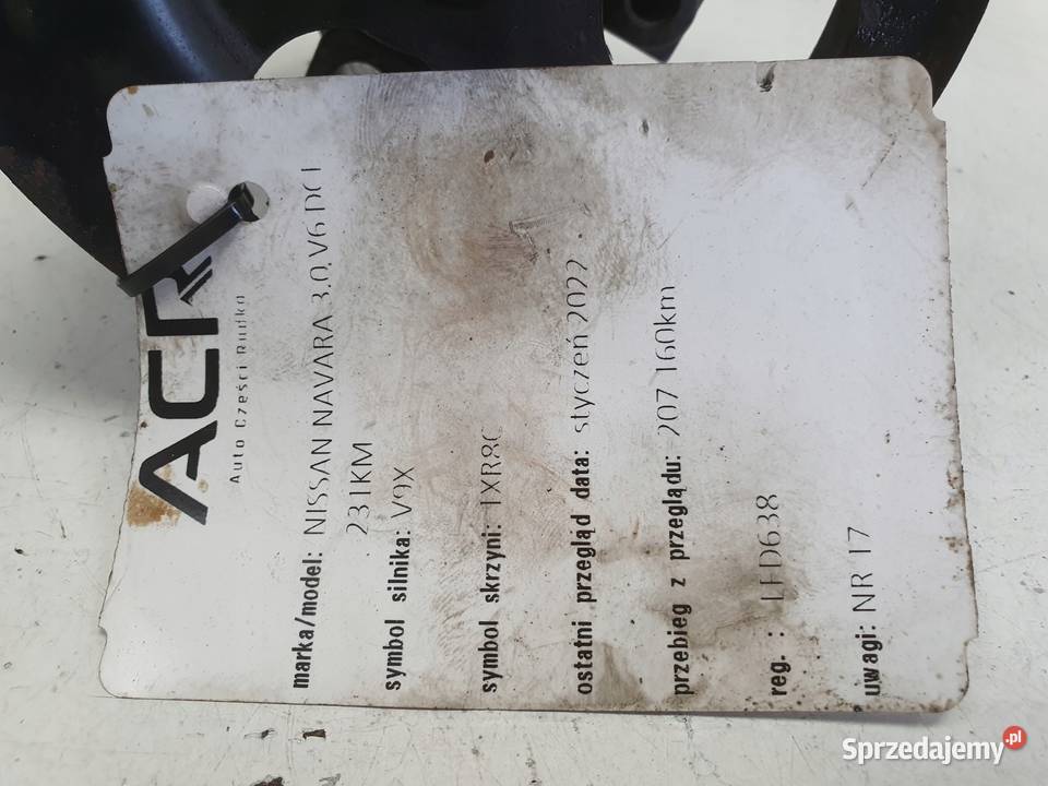 Nissan Navara III 30 V6 DCI POMPA WSPOMAGANIA osobowe Chełm