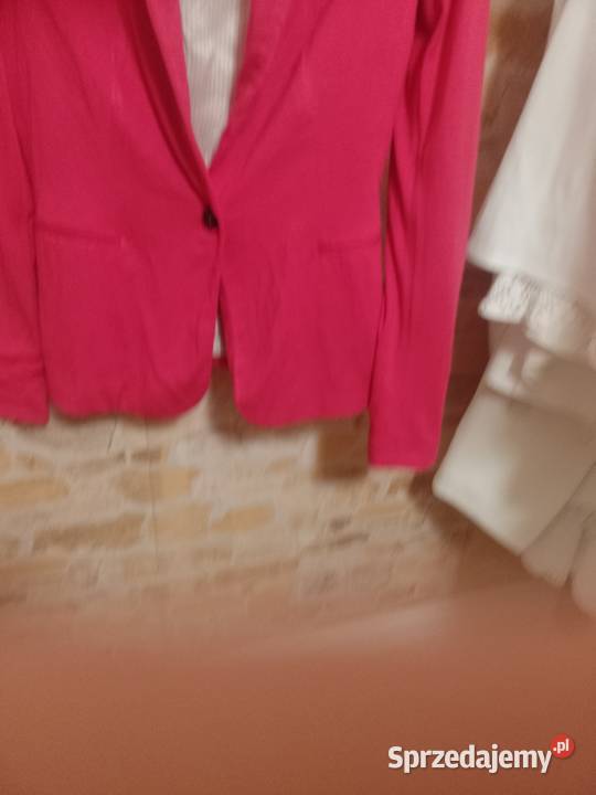 38M ZARA Różowa marynarka z Madrytu żakiet Kraków sprzedam