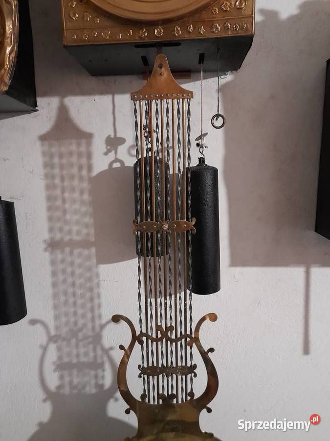 Wiszący zegar ścienny francuski linkowy Rzeszów