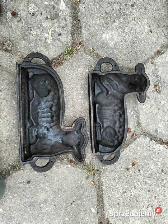 forma do pieczenia baranek żeliwna antyk łódzkie Łódź