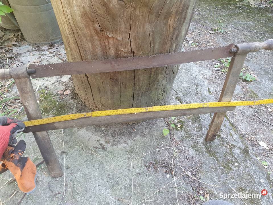 Piła ramowa stolarska przedwojenna stara mazowieckie Warszawa