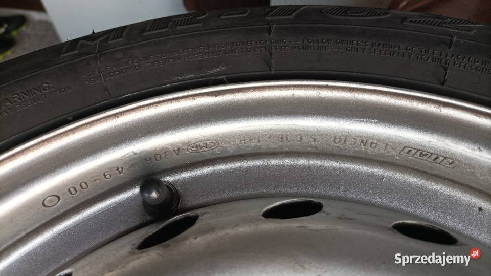 Koła letnie 13 Seicento panda cinquecento Koła dojazdowe