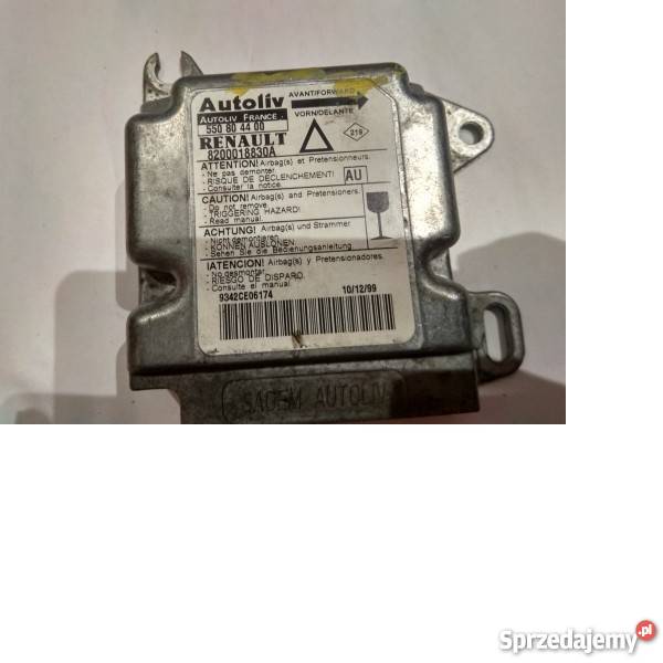 Sensor Airbag Laguna 8200018830A 550804400 Sklep Układ elektryczny sprzedam
