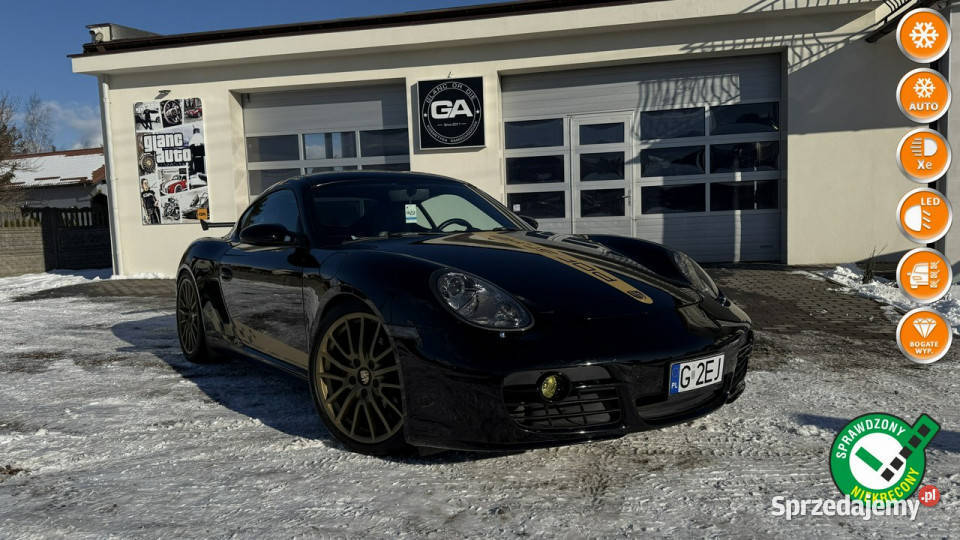 Porsche Cayman 34 s 330 pakiet sport chrono czarny Cayman pomorskie Gdańsk