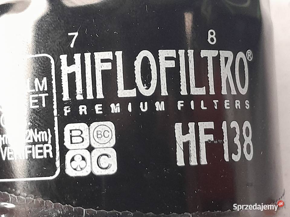 Filtr oleju HIFLO HF138 Suzuki Kawasaki Aprilia śląskie Dąbrowa Górnicza