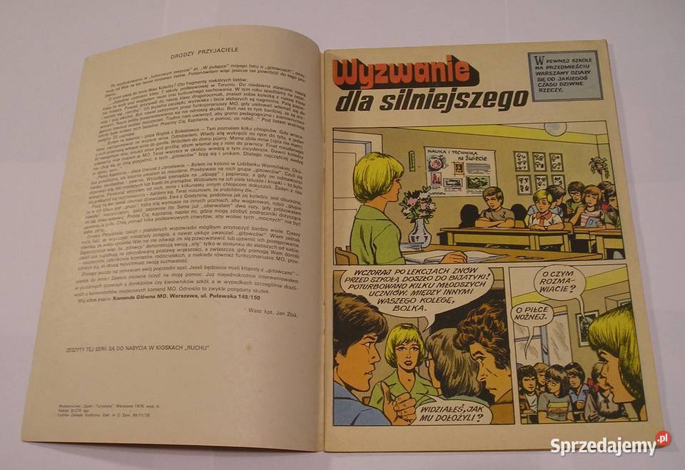 KAPITAN ŻBIK WYZWANIE SILNIEJSZEGO 1978 Łódź