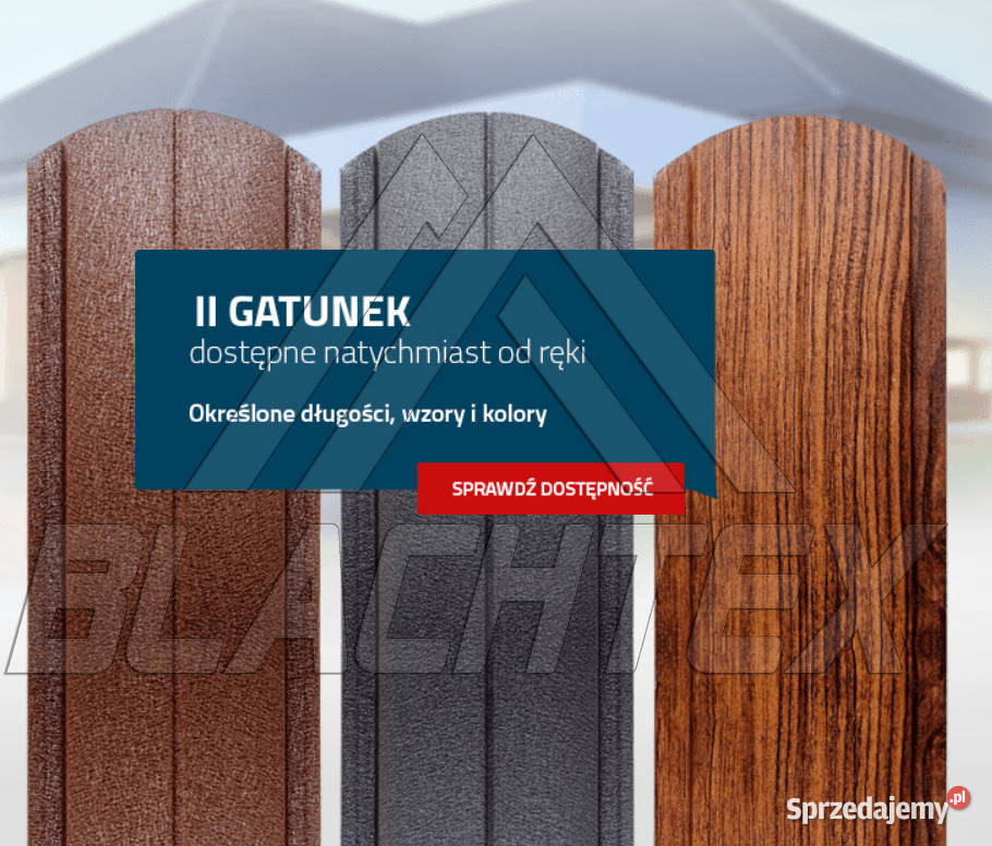 Tanie Ogrodzenie Sztachety metalowe stalowe Cała Stobierna