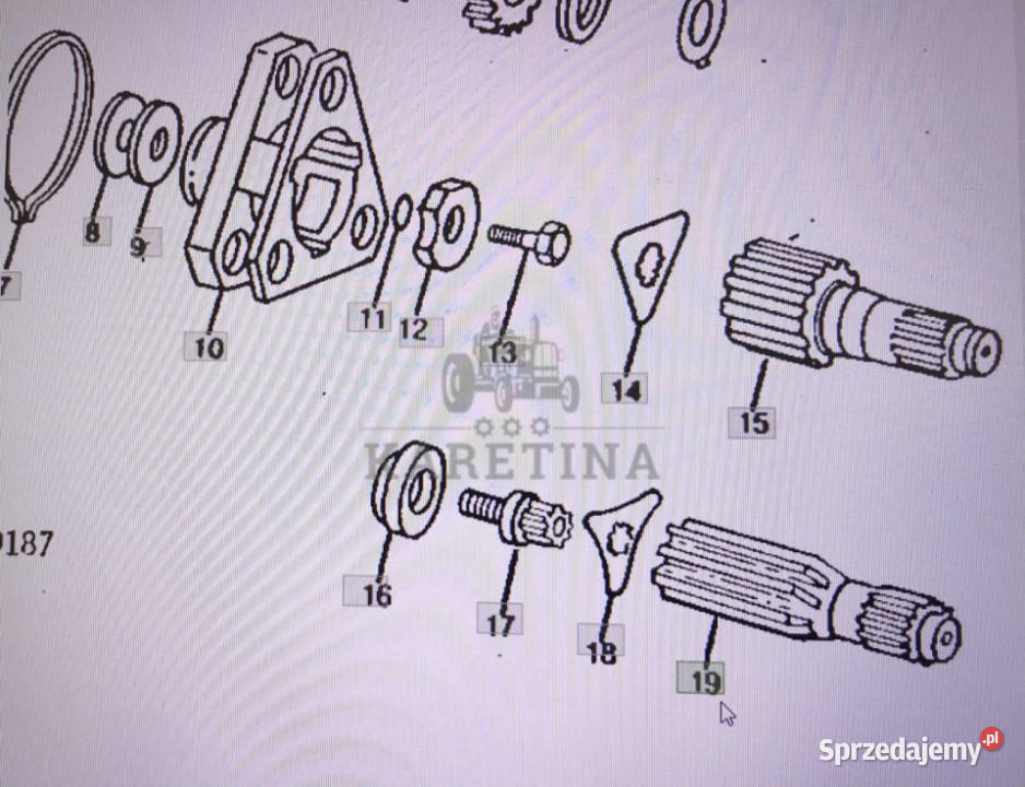 John Deere R112836wałJohn Deere 455547554955 Jastrzębniki