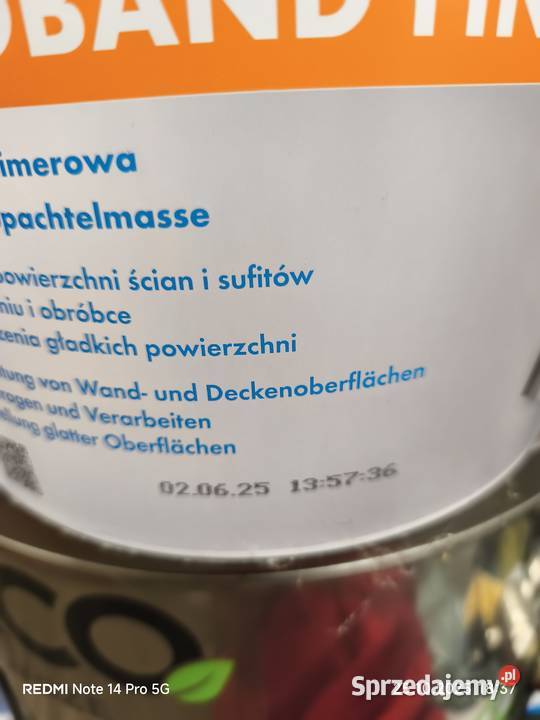 Do sprzedania dwa wiadra gładzi Knauf golband kujawsko-pomorskie Łysomice
