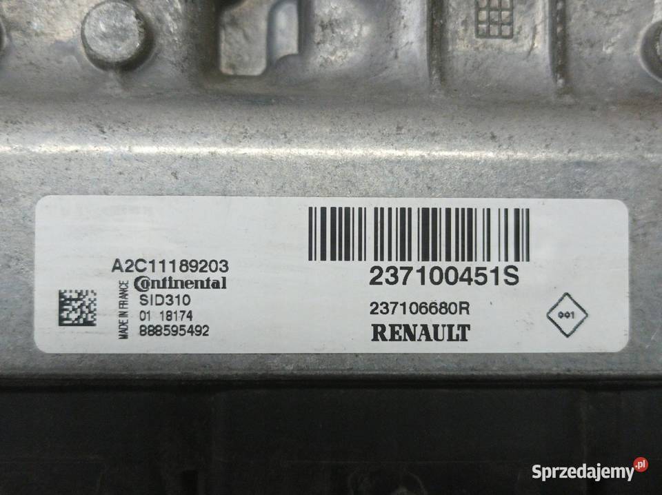 STEROWNIK SILNIKA 237100451S 237106680R 15 D 110 Sterowniki