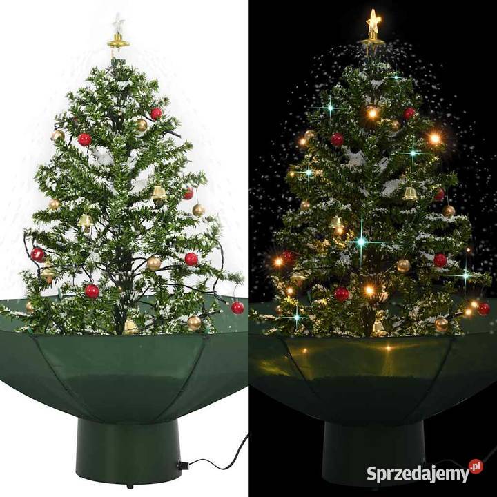 vidaXL Choinka sypiąca śniegiem podstawa mazowieckie Warszawa sprzedam