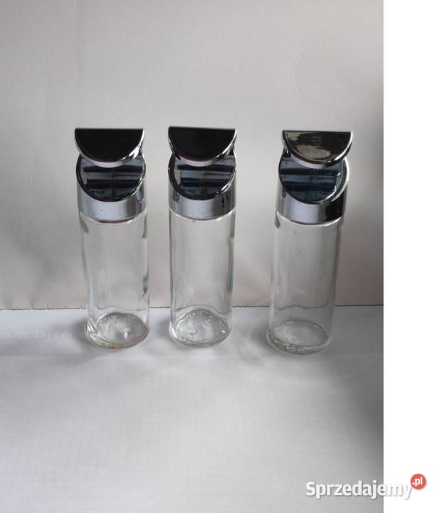 Przyprawnik słoik na przyprawy chromowany Monti