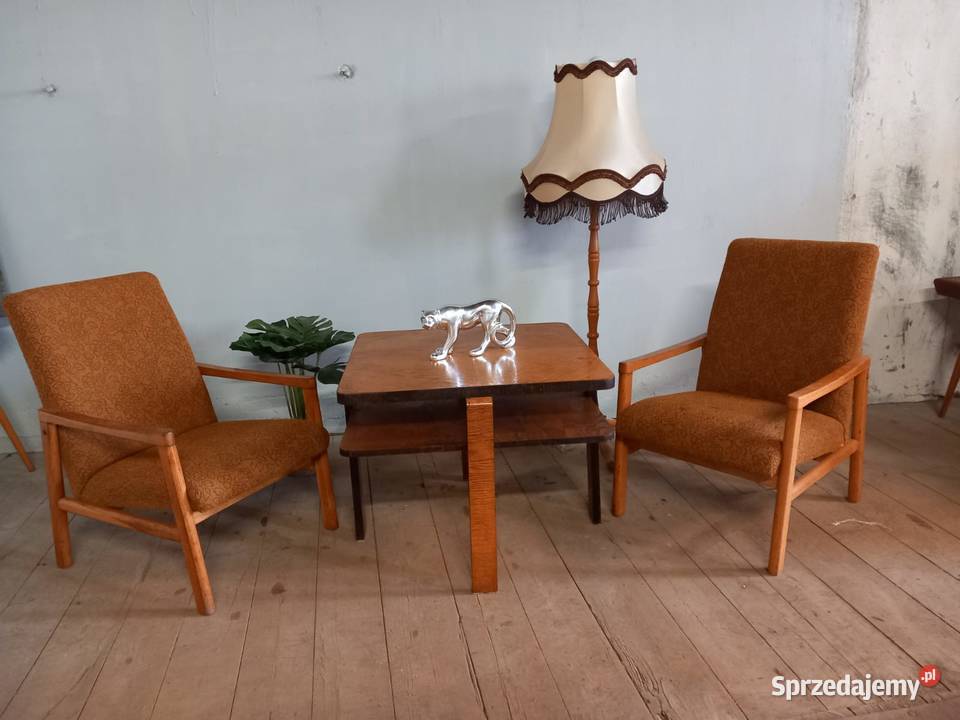 Retro set lata 5060te komplet z lampka bez dolnośląskie Lubań