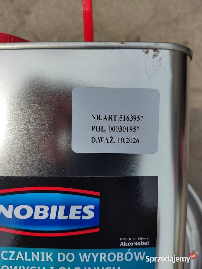 nobiles nobikor 20L malowanie konserwacja maszyn Zgierz