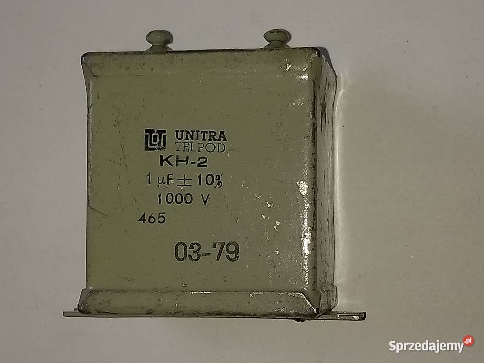 Kondensator olejowy 1 mikroF1000 V KH2 Łódź