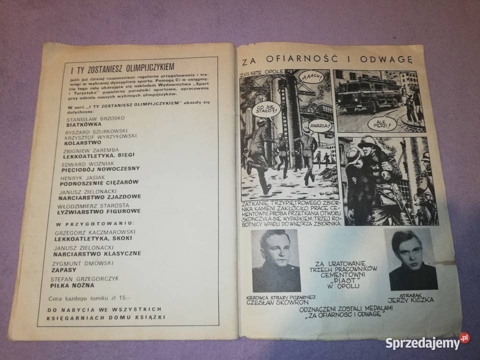 Kapitan Żbik komiks z epoki PRL Warszawa