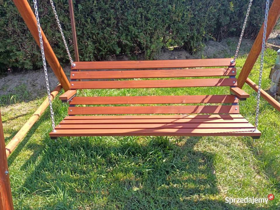 Huśtawka ogrodowa toczona stelaż pod huśtawkę podkarpackie Kolbuszowa