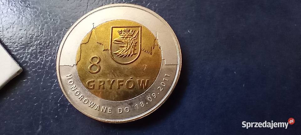 Stare monety 8 gryfów 300 Lesko
