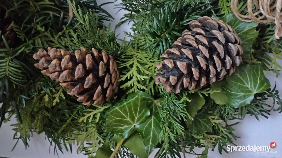 Ekowianek Wianek świąteczny bożonarodzeniowy Koszyce