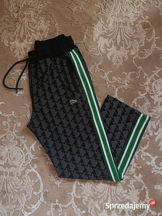 Komplet dresowy Lacoste Monogram czarny rozmiar Odzież sportowa