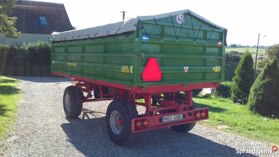 Przyczepa d732 kapitalnym remoncie światła led nieuszkodzony warmińsko-mazurskie