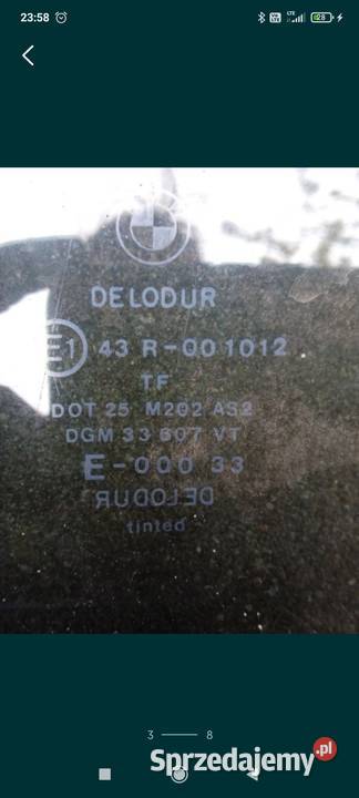 Bmw e24 szyby karoseryjne oprócz przedniej Olsztyn sprzedam