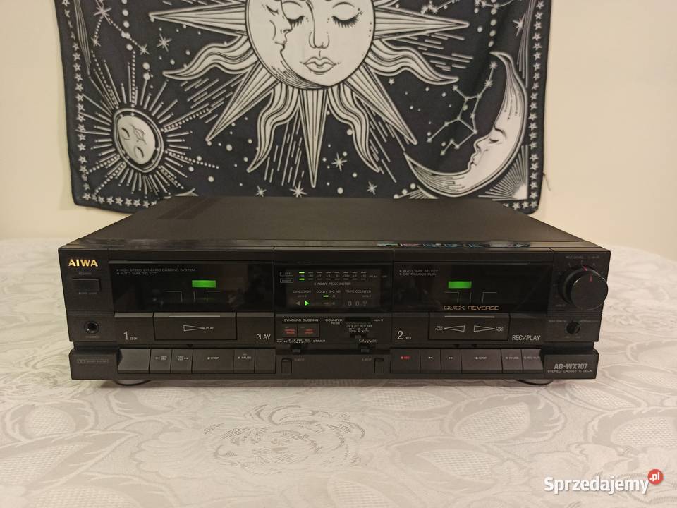 Magnetofon kasetowy AIWA ADWX707 dolnośląskie Kamienna Góra