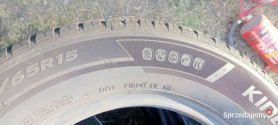 Komplet 195 65 15 wielosezonowe Hankook 151cale Samochodowe Mińsk Mazowiecki sprzedam
