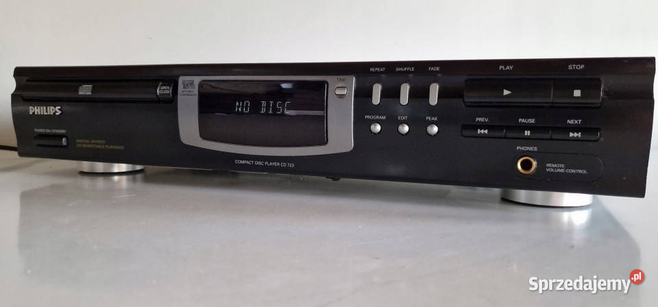 PHILIPS CD 723 Odtwarzacz kompaktowy CD player Elektronika Międzychód