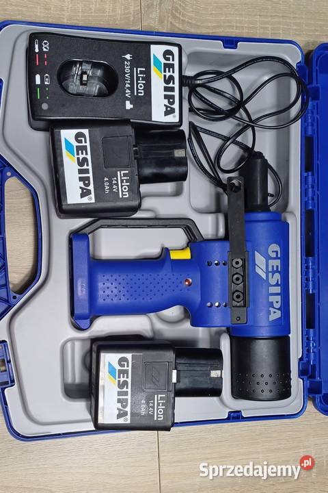 GESIPA Nitownica Akumulatorowa Powerbird 144V 2x Komorniki