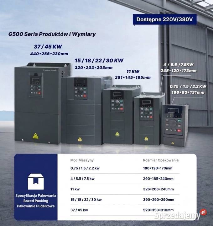 Falownik 15 kw OFICJALNA DYSTRYBUCJA SERWIS 4 KW
