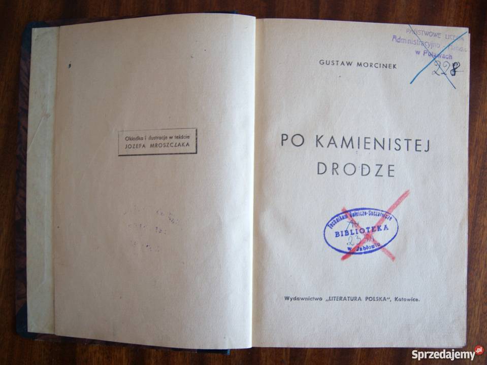 Gustaw Morcinek kamienistej drodze społeczno-obyczajowe Proza i poezja Parczew