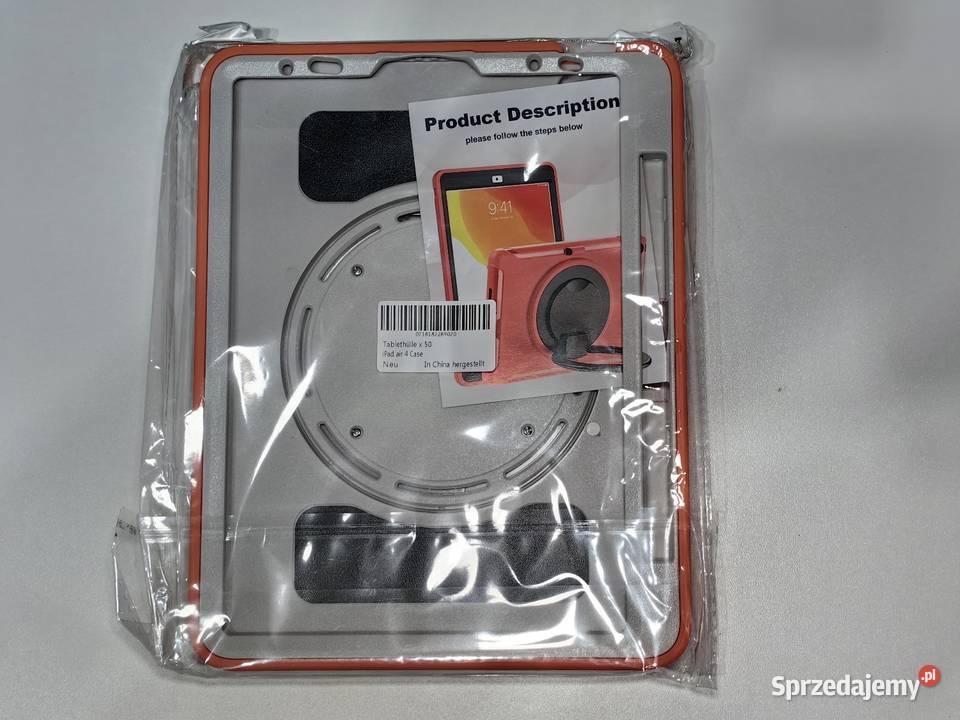 Etui tablet ipad air 4 pomarańczowe pancerne Inczew